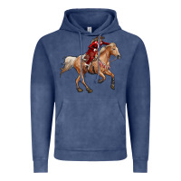 Vintage Denim christmas cowgirl Vintage Hoodie - RanaPortraitStore