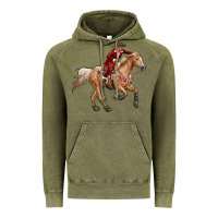 Vintage Olive christmas cowgirl Vintage Hoodie - RanaPortraitStore