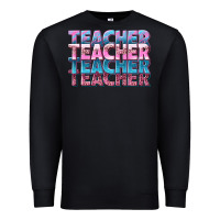 Black teacher stacked Premium Sweatshirt - NancyCooperArtShop