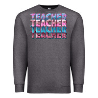 Charcoal Heather teacher stacked Premium Sweatshirt - NancyCooperArtShop