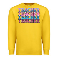 Lemon teacher stacked Premium Sweatshirt - NancyCooperArtShop