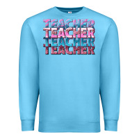 Ocean Blue teacher stacked Premium Sweatshirt - NancyCooperArtShop