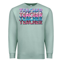Seafoam teacher stacked Premium Sweatshirt - NancyCooperArtShop