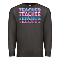Smoke teacher stacked Premium Sweatshirt - NancyCooperArtShop