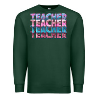 Sports Green teacher stacked Premium Sweatshirt - NancyCooperArtShop
