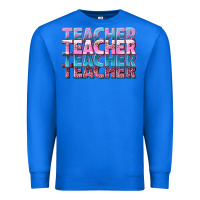 True Royal teacher stacked Premium Sweatshirt - NancyCooperArtShop