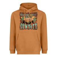 Meerkat raising hell with the hippies and the cowboys Heavyweight Hoodie - NancyCooperArtShop