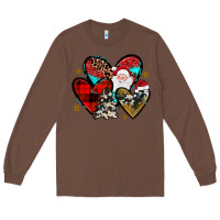 Chestnut Christmas heart Long Sleeve Tee - JahusDesignShop