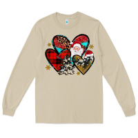 Mushroom Christmas heart Long Sleeve Tee - JahusDesignShop