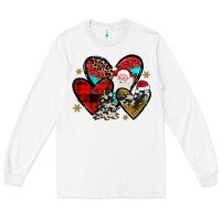 White Christmas heart Long Sleeve Tee - JahusDesignShop