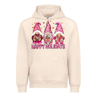 Sandshell Happy holidays with gnomes Urban Hoodie - NancyCooperArtShop