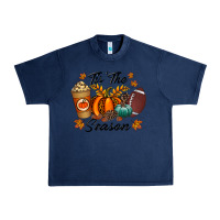 Navy tis the season Urban Heavy Tee - RacoonDesign