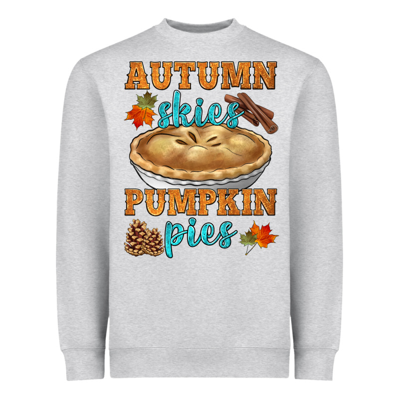 Autumn Skies Pumpkin Pies Heavyweight Sweatshirt by HRA Design Shop | Teevron