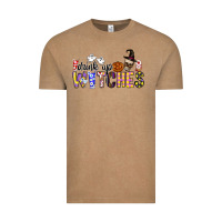 Vintage Coffee Drink Up Witches Vintage Tee - CowhideDigitalArt
