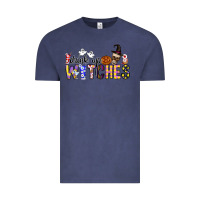 Vintage Denim Drink Up Witches Vintage Tee - CowhideDigitalArt