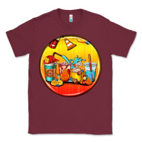 Burgundy firefighter coasters Classic Tee - AdoDesignShop