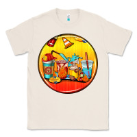 Natural firefighter coasters Classic Tee - AdoDesignShop
