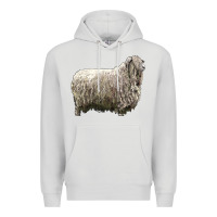 Dove Grey lincoln sheep Premium Hoodie - LillyAllenDesigns