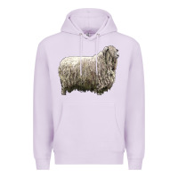 Lilac lincoln sheep Premium Hoodie - LillyAllenDesigns