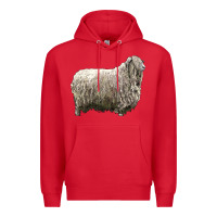 Red lincoln sheep Premium Hoodie - LillyAllenDesigns