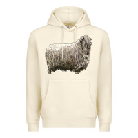 Sandshell lincoln sheep Premium Hoodie - LillyAllenDesigns