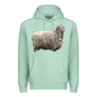 Seafoam lincoln sheep Premium Hoodie - LillyAllenDesigns