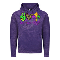 Cloud Purple peace love mardi gras Vintage Hoodie - JahusDesignShop