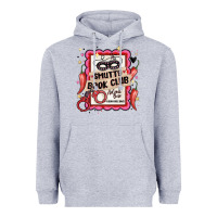 Heather Grey smutty book club admit one good girls only Heavyweight Hoodie - MaliasSmallBusiness