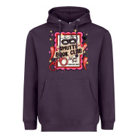 Plum smutty book club admit one good girls only Heavyweight Hoodie - MaliasSmallBusiness