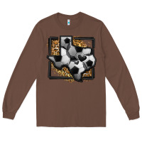 Chestnut leopard soccer texas map Long Sleeve Tee - Jasminsmagicworld