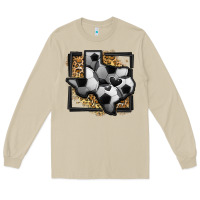 Mushroom leopard soccer texas map Long Sleeve Tee - Jasminsmagicworld