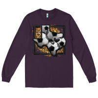 Plum leopard soccer texas map Long Sleeve Tee - Jasminsmagicworld