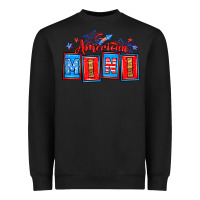 Black American mini Heavyweight Sweatshirt - Neo Western