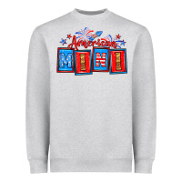 Heather Grey American mini Heavyweight Sweatshirt - Neo Western