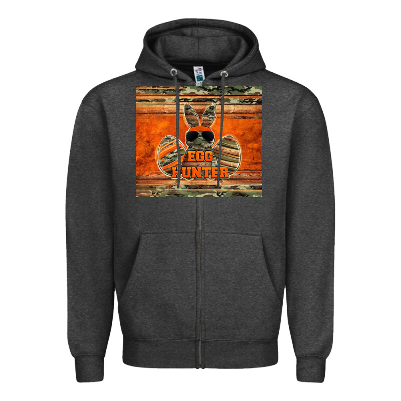 Easter Egg Hunter Boys Zipper Hoodie by Jasminsmagicworld | Teevron