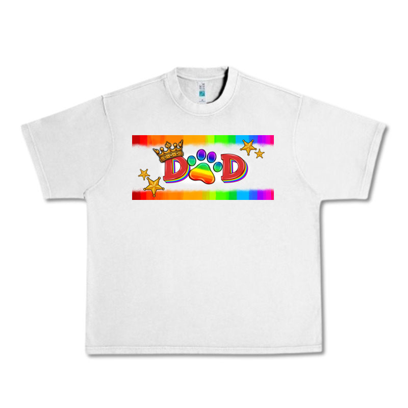 Lgbtq Dad  Libbey Glass Urban Heavy Tee by HRA Design Shop | Teevron