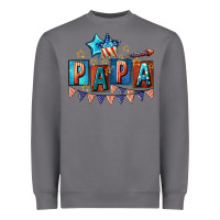 Storm American Papa 4th of july Heavyweight Sweatshirt - CowGirlArtShop