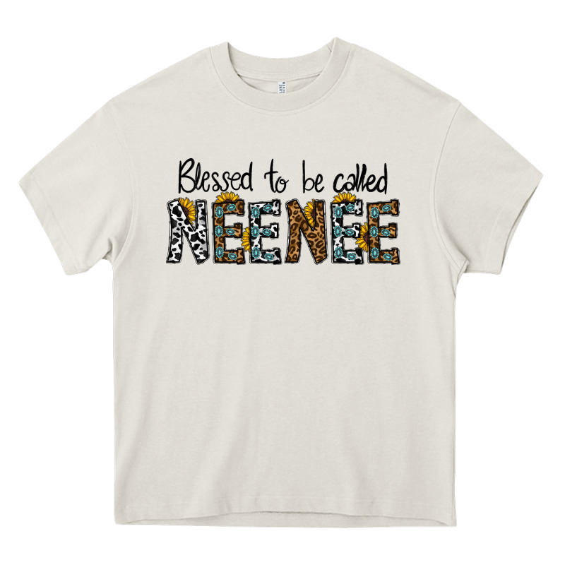 Blessed To Be Called Neenee Heavy Core Tee by CowhideDigitalArt | Teevron