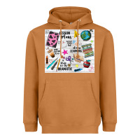 Meerkat teacher always learning Heavyweight Hoodie - NancyCooperArtShop