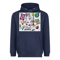 Navy teacher always learning Heavyweight Hoodie - NancyCooperArtShop