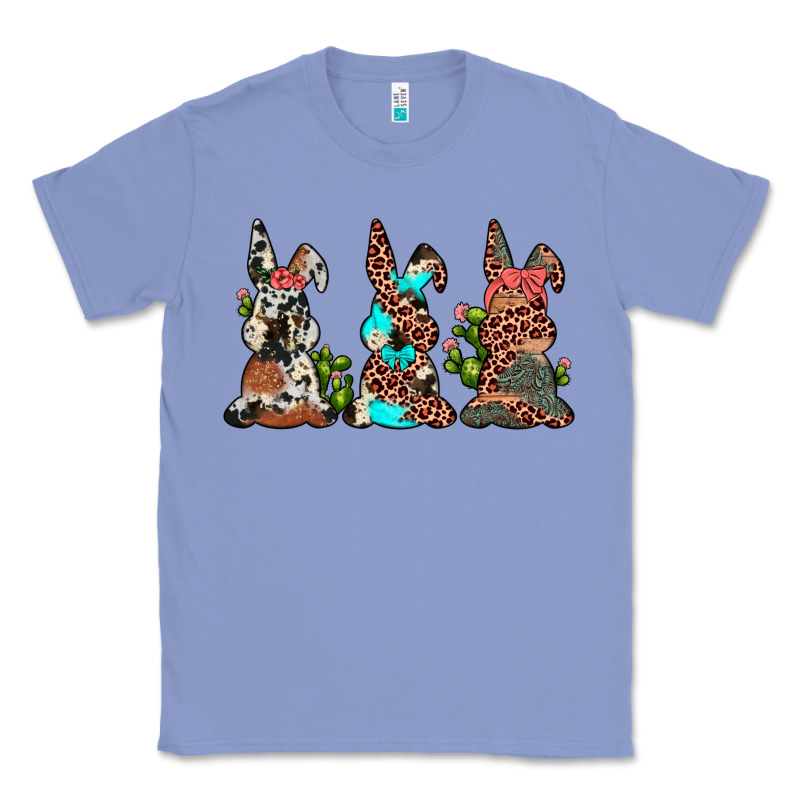 Leopard Cowhide Turquoise Cactus Bunny's Classic Tee by JahusDesignShop | Teevron