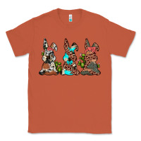 Copper leopard cowhide turquoise cactus bunny's Classic Tee - JahusDesignShop