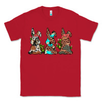 Red leopard cowhide turquoise cactus bunny's Classic Tee - JahusDesignShop