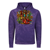 Cloud Purple christmas cowboy boots Vintage Hoodie - RanaPortraitStore