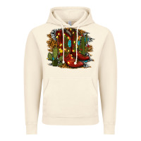 Vintage Artic christmas cowboy boots Vintage Hoodie - RanaPortraitStore
