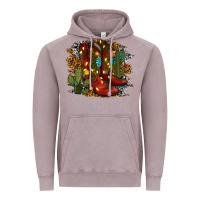 Vintage Zinc christmas cowboy boots Vintage Hoodie - RanaPortraitStore