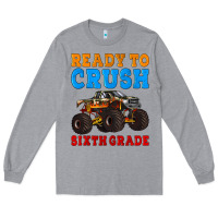 Heather Grey ready to crush sixth grade Long Sleeve Tee - Artiststas