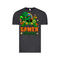 Vintage Black Gamer chaun st.patricks day Vintage Tee - Neo Western