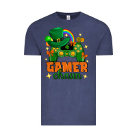 Vintage Denim Gamer chaun st.patricks day Vintage Tee - Neo Western