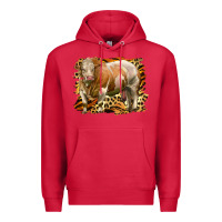 Cardinal western simmental bull Premium Hoodie - LillyAllenDesigns